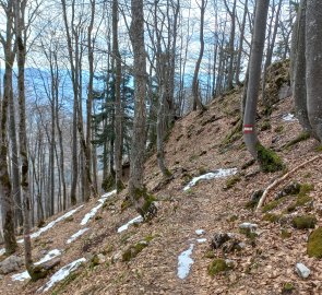 The beginning of the descent