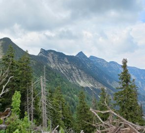 View of the whole ridge from the platform