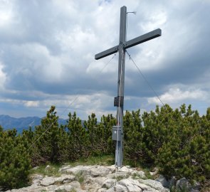 Hohe Schrott - cross dedicated to St. Barbara, the patron saint of miners