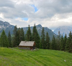 Hunting lodge under Rosskogel