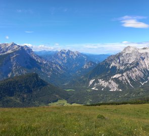 Zleva Hochtor, Admonter Reichenstein, Gr. Buchstein