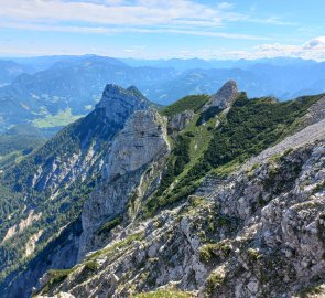 Pohled směr Ybbstaly a Hochschwab