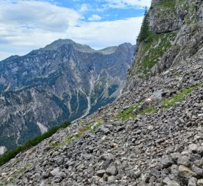 Rubble field under Tieflimauer