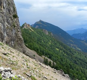 View back to Tamischbachturm