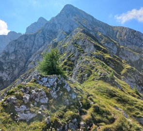 The last part of the ascent to the summit