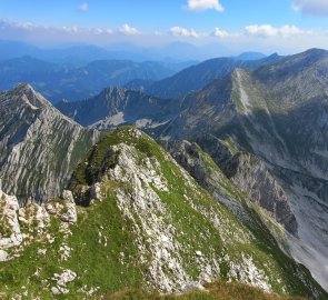 View from the top towards the NE