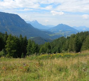 Meadows above the car park