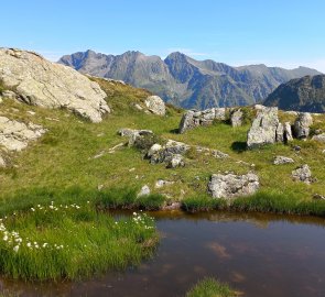 Lakes with a view of the Schladming Tauern