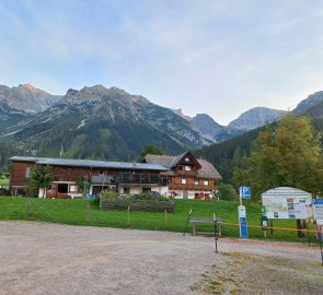 Parking under the Feistererhof Hotel