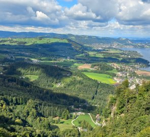 View towards Gmunden