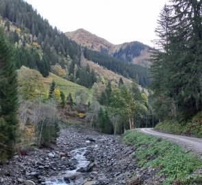 Nástupovka po forstweg od Donnersbachwald