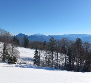 Schneeberg on the horizon