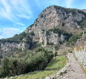 The road to Colle Serra