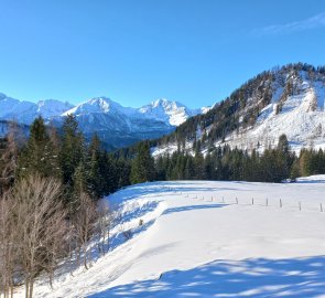 Pohled na Haller Mauern