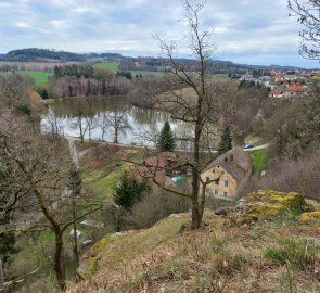 View of the Podhradní pond