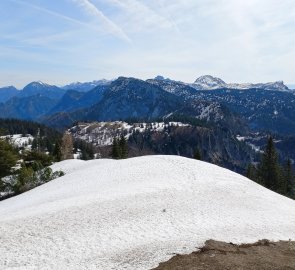 Pohled zpět na Hochschwab