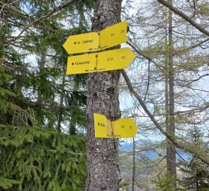 Start of the descent to Grünau