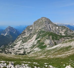 Pohled z vrcholu na Gr.Pyhrgas, Bosruck a Totes Gebirge