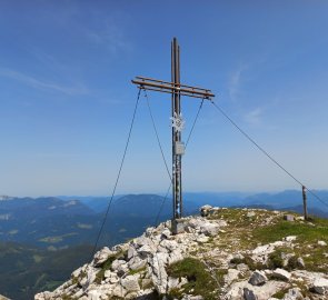 Scheiblingstein - vrcholový kříž