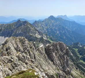 Pohled z vrcholu na Haller Mauern