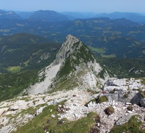 Sestupovka - zpět k Laglmauer