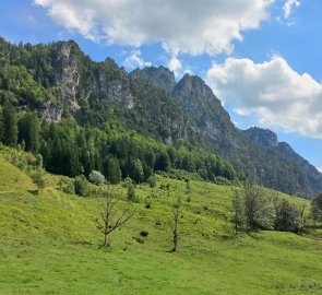 Puglalm - pohled na Kampermauer