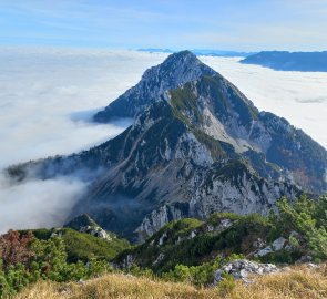 Výhled na Hochstaufen a cestu na něj