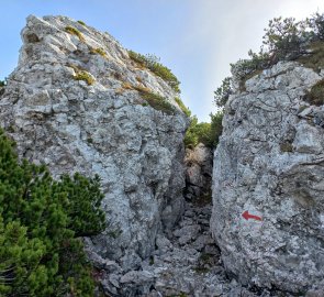 Skalní prolézačky u Hendelbergskopf