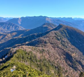 View back to the Schüttalm and Gspranggupf