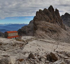 Chalet Pedrotti in the Brenta Mountains