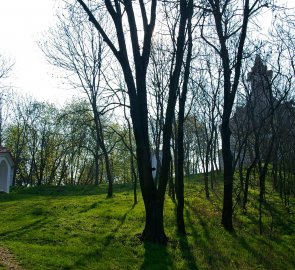 Křížová cesta u kaple svatého Antonína (Antoníček) v Dolních Kounicích