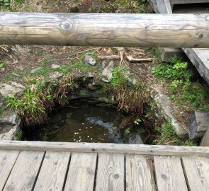 Day 3 - Modrava > Strážné - Spring of the Warm Vltava - such an ordinary hole in the ground :)