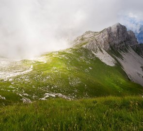 A path in the clouds