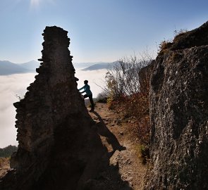 Súľovský hrad v CHKO Strážovské vrchy