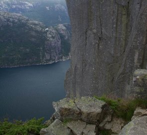 Kazatelna Preikestolen v Norsku