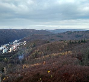 Pohled směrem na Adamov a Blansko