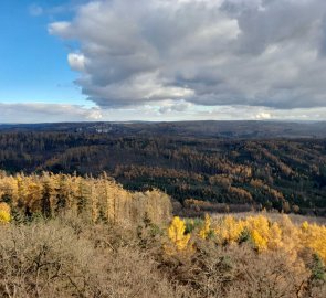 View towards the Moravian Karst