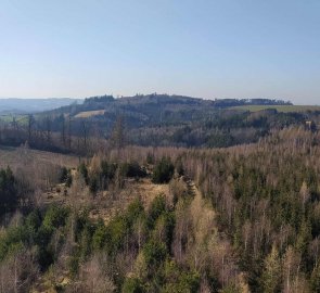 View from Babka to the Jordán hill