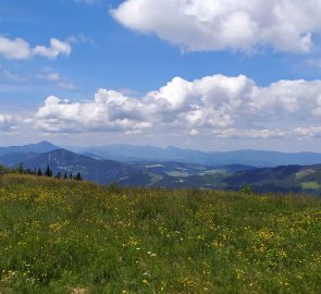 View of Velký Choč and Malá Fatra