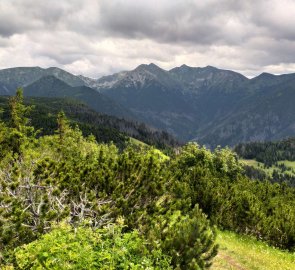 The main ridge of the Rohacs from the top of Babka