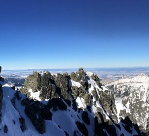 Z vrcholu hory Baranie rohy 2 526 m n. m.