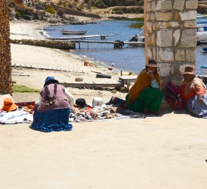 You can buy not only souvenirs from the locals