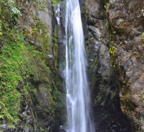 Our destination - a waterfall in a cave