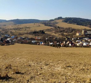 Pohled na Francovu Lhotu a okolí