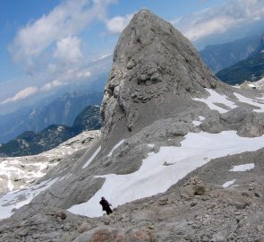 Skalní útvary v okolí chaty Simony Hütte