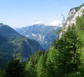 The landscape below the Wiesberghaus