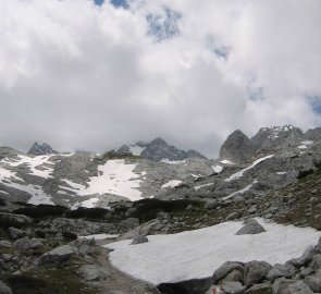 Pokračování ve výstupu k chatě Simony Hütte