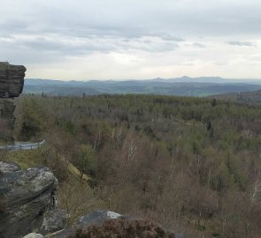 Pohled na Milešovku