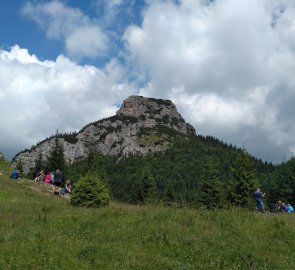 Malý Rozsutec 1 343 m n.m. v pohoří Malá Fatra