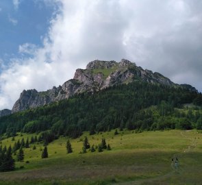 Velký Rozsutec 1 609 m n. m. ze sedla Medziholie